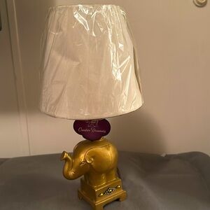 This is an elephant lamp purchased at Big Lots.